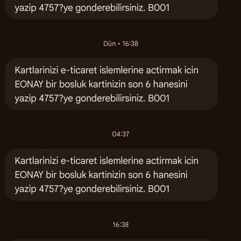 Ziraat Bankası SMS Bildirimleri Fazlalığına Dair Şikayet