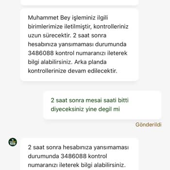 200.000 TL Çekim Talebim 9 Gün Boyunca Bankaya Geçmedi Ve Canlı Destek Oyalama Yaptı
