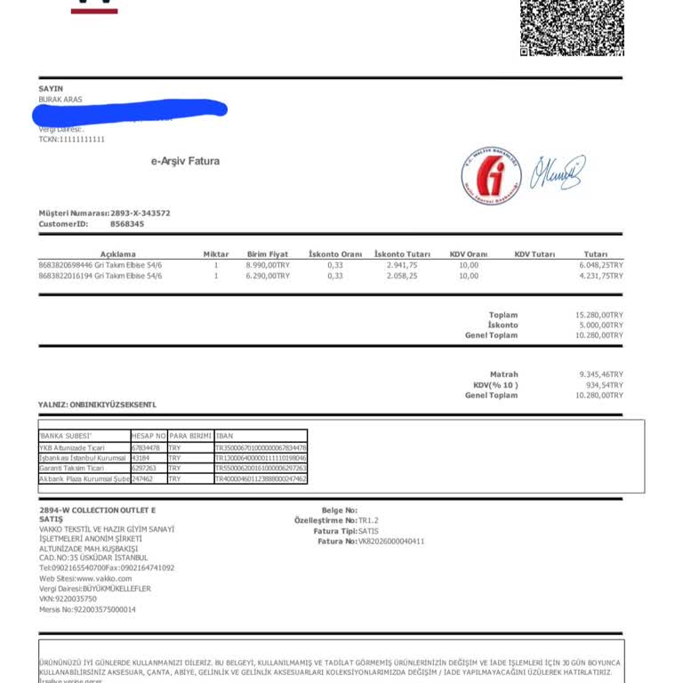Vakko Takım Elbisesinde Erken Deformasyon Ve Garanti İhlali