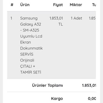 Aynı Gün Kargo Sözü Boş Bırakıldı, Sipariş Gönderilmedi Ve İletişim Kesildi