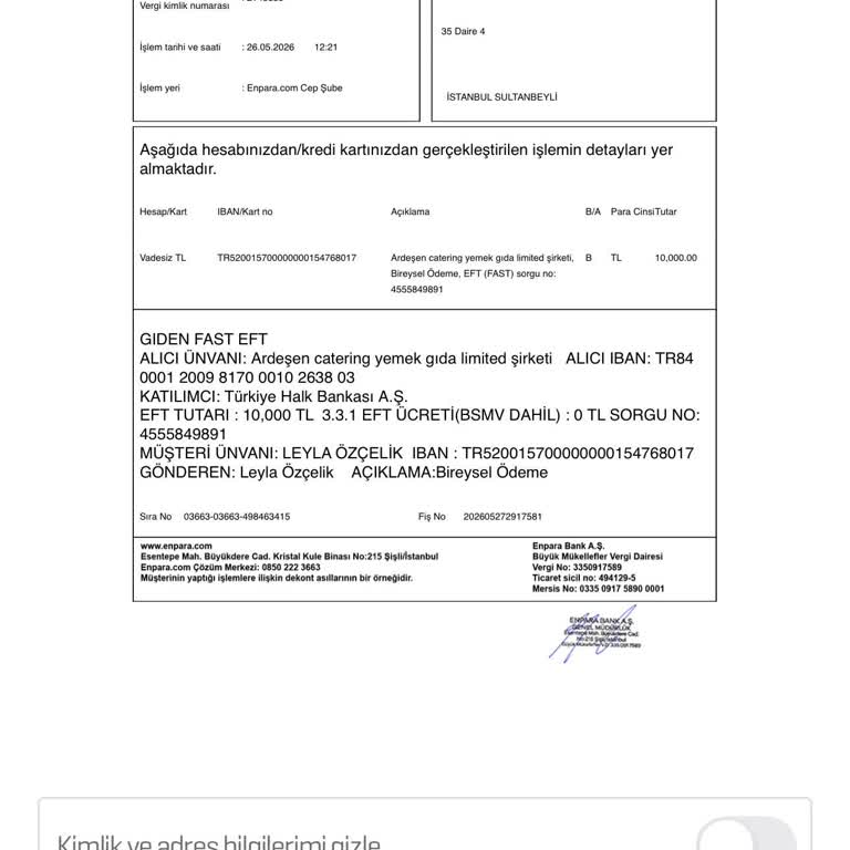 10.000 TL Havalesi Hesaba Yansımadı, Destek Yanıt Vermedi