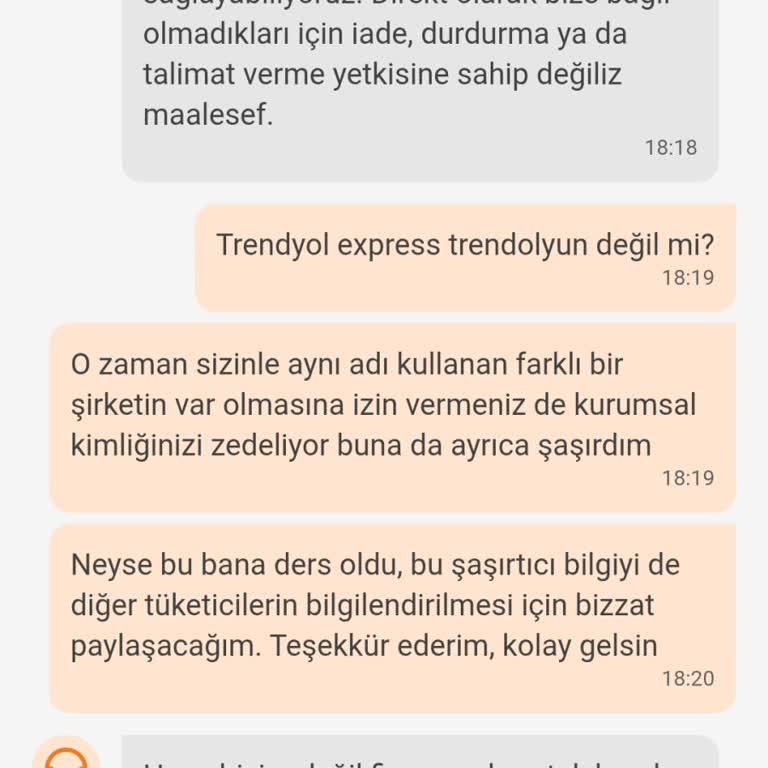 Şehir İçi Teslimatın İki Günde Gecikmesi Ve Açıklama Talebi