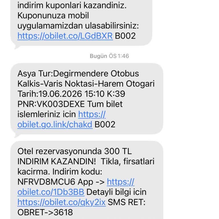 Obilet İlan Edilen Süre Gerçekleşmedi, Kadıköy Servisi Sunulmadı
