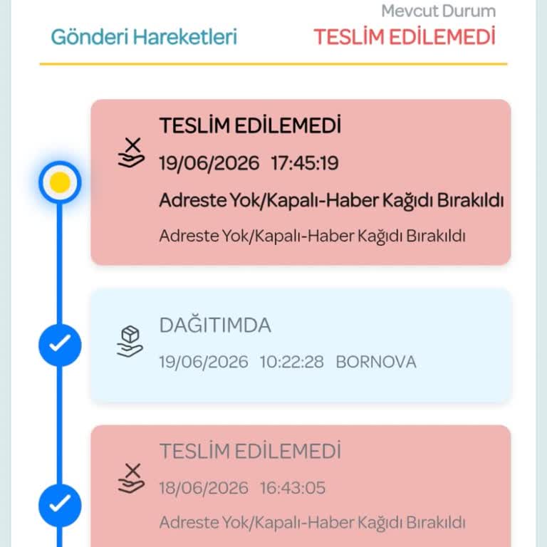 PTT Kargo'da Sahte Geldik Yoktunuz Bildirimi Ve Teslimat İhmaline Karşı Şikayet