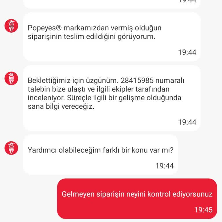 Siparişim Teslim Edilmedi, Sistem Teslim Edildi Gibi Gösteriyor Ve Destek Yanıt Vermiyor