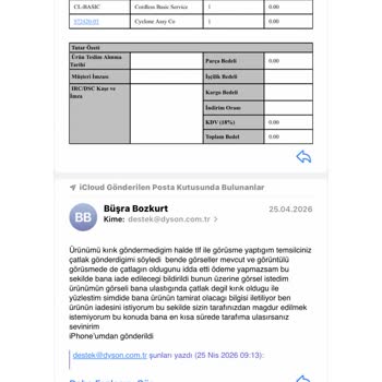 Garanti Kapsamı Dışı Yetkisiz Onarım Ve Ücretlendirme Şikayeti