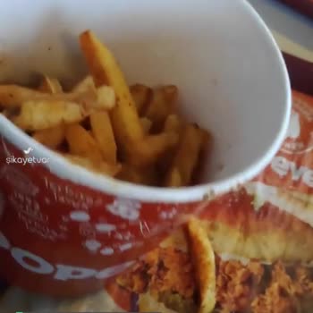 Popeyes Agora AVM Bozuk Patates