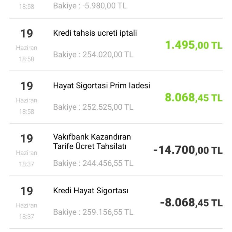 Kazandıran Tarife Kesintisi Onaysız Yapıldı, Geri Ödeme Talebi