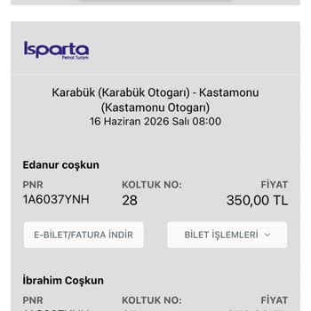 Kullanılmış Bilet İçin Yanlış İade İşlemi Ve Ücretin Tekrar Tahsil Edilmesi