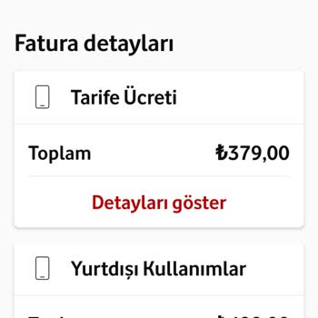 Beklenmedik Yüksek Fatura Ve Yurt Dışı Kullanım Ücretlerinin İptali Talebi