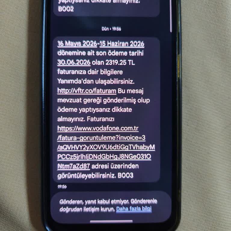 2 Günlük Şebeke Sorunu Sonrası 2.319 TL Haksız Vodafone Faturası