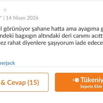 Ayak Bastıran Ayakkabının Hatalı Kalıbı Ve Uzayan İade Süreci
