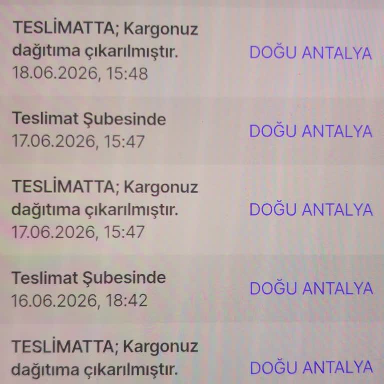 Aras Kargo’da Uzun Süreli Teslimat Gecikmesi Ve Müşteri Hizmetlerinden Yetersiz Destek