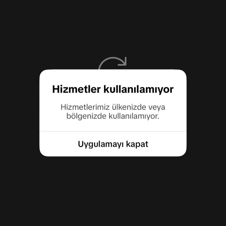 TikTok Ülke Kısıtlaması Hatası Nedeniyle Hesabım Kullanılamıyor