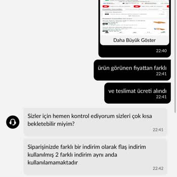 Trendyol GO Kampanyalı Fiyat Farkı Ve İptal Sorunu