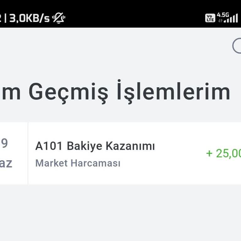 A101 Hediye Bakiyesi Eksik: 250 TL Yerine 25 TL