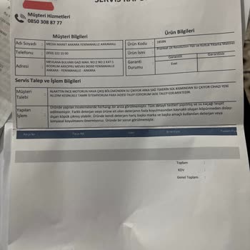 Ankara Ankamall Media Markt Mağazasında Yanıltıcı Satış Ve İade Sürecindeki Çelişkili Bilgilendirme