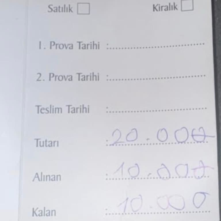 Aleyna Moda (Aleynacouture) Ürünü Teslim Etmediği Halde Kapora İadesini De Yapmıyor