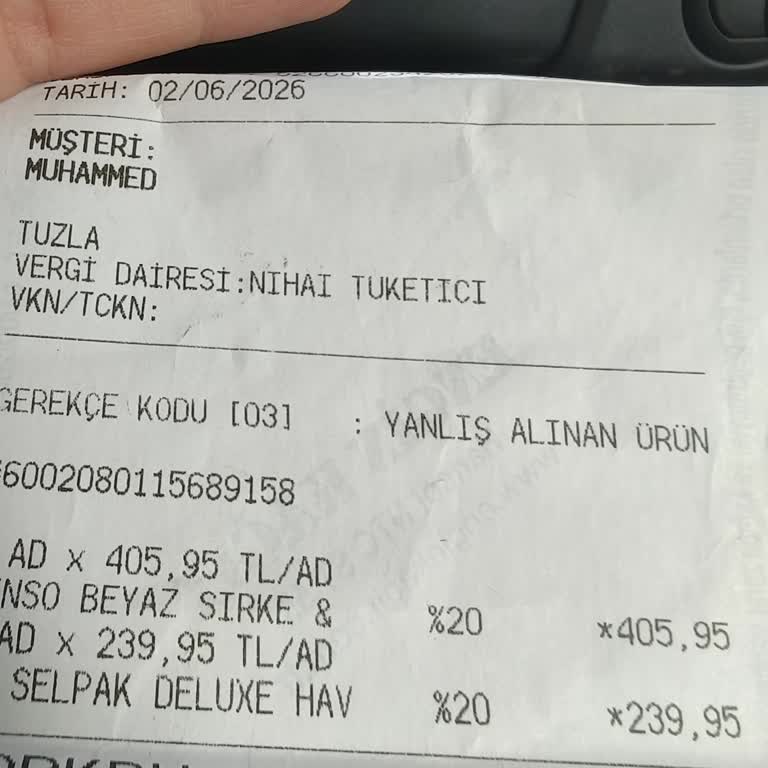Migros Tuzla Şubesinde Geciken İade Ve Müşteri Şikayeti