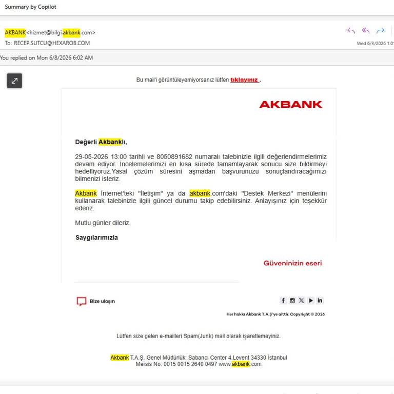 Akbank İnceleme Sürecinde Şeffaflık Ve Geri Bildirim Eksikliği