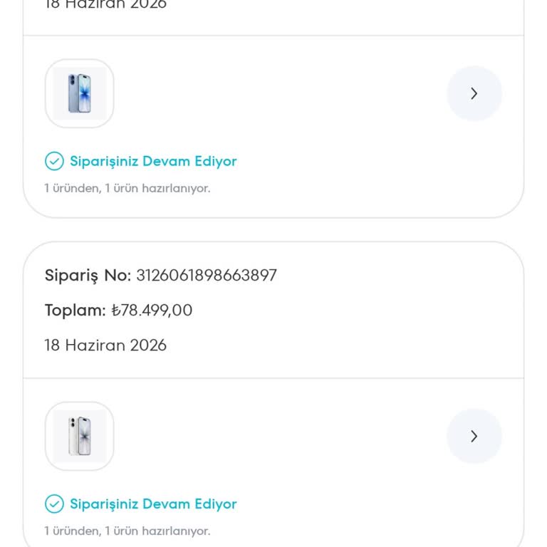 A101 Online Mağazasında İphone 17 Siparişlerimin Kargoya Verilmemesi Ve Çözüm Bulunamaması
