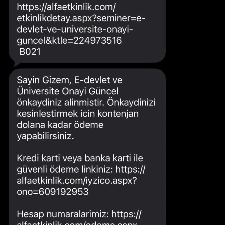 Alfa Etkinlik Psikoloji Eğitimi Sertifikam E-Devlet'te Görünmüyor