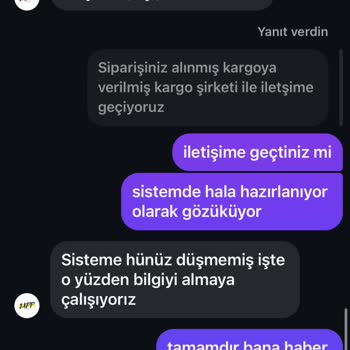 Ödeme Alındı Ama Sipariş Kargoya Verilmedi Ve İletişim Kurulamıyor
