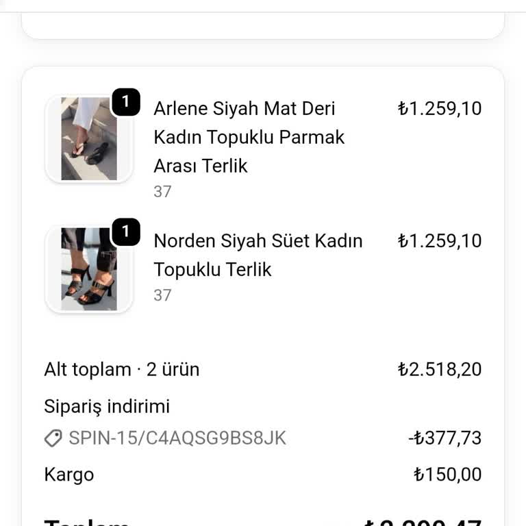 Ödenen Terlik Bir Ay Boyunca Gelmedi, İade Bekleniyor