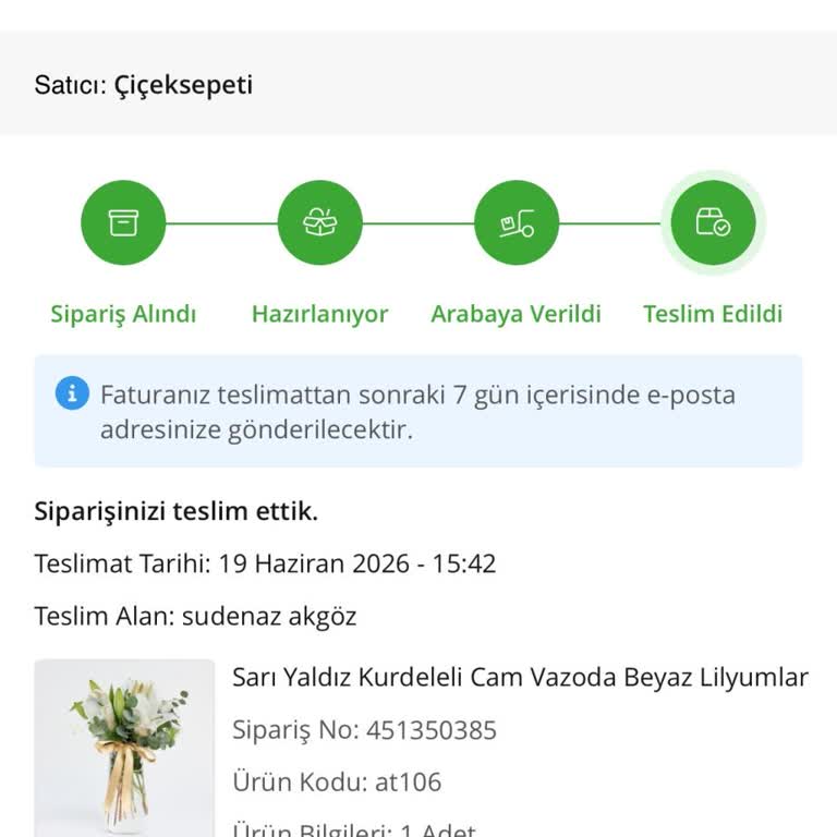 Çiçek Sepeti Yanıltıcı Ürün Görselleri ve Gerçekleşmeyen Teslimat