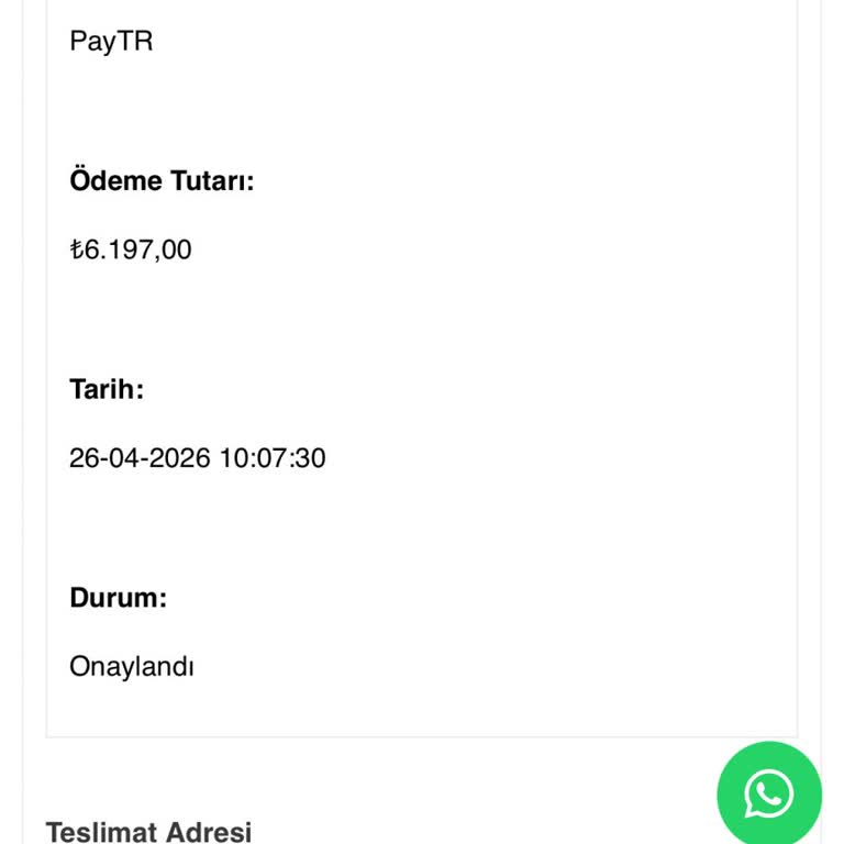 İade Bedelinin 1,5 Ayda Gecikmesi Ve Cevapsız WhatsApp İletişimi