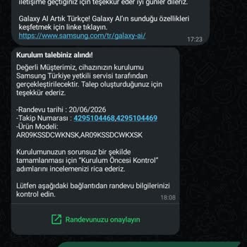 Samsung Klima Kurulumunda Randevu Belirsizliği Ve Cevapsız İletişim