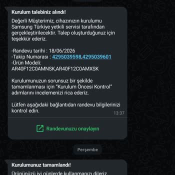 Samsung Klima Kurulumunda Randevu Belirsizliği Ve Cevapsız İletişim