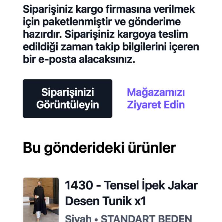Siparişim 13 Gün Geçmesine Rağmen Kargoya Verilmedi Ve İade Talebim