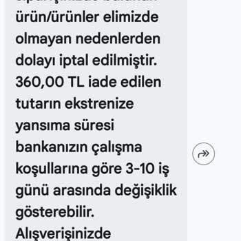 Stokta Olmayan Ürün İptali Ve Yanıtsız Müşteri Hizmetleri