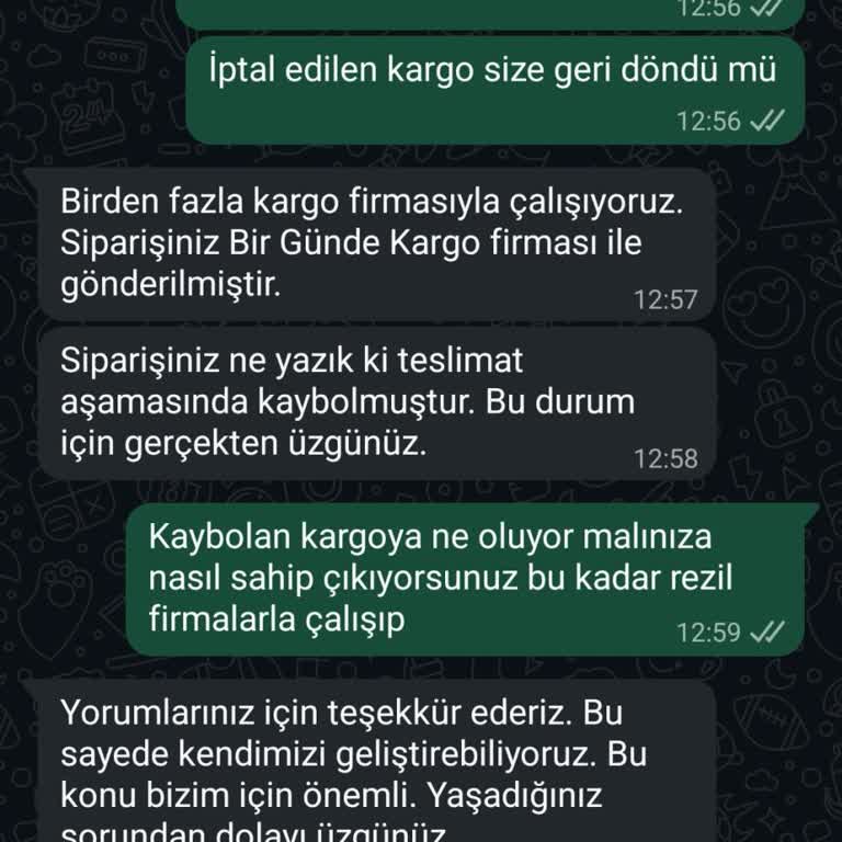 Kayıp Kargo Ve Bilgilendirme Eksikliği