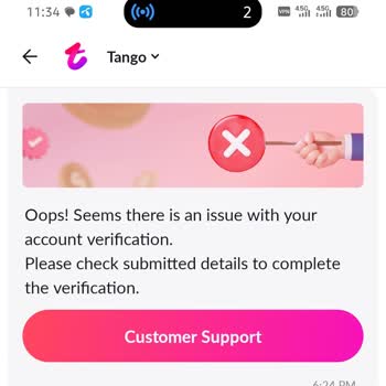 Tango Account Verification Problem