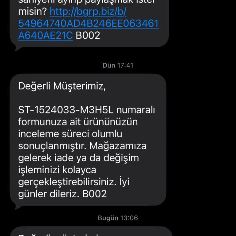 Olumlu İnceleme Sonrası Mağazada Çelişkili Bilgilendirme Ve Değişim Reddi