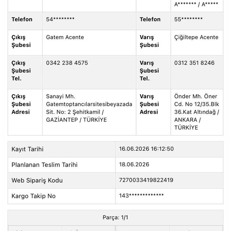 İade Kargosunun Takip Bilgisi Belirsiz Ve Gecikiyor