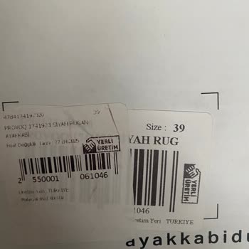 Hepsiburada'da Kalitesiz Ürün Ve Yanlış Babet Numara Şikayeti