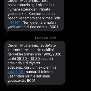 Türk Telekom'da Randevu Verilip İnternet Sağlanmaması