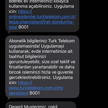 Türk Telekom'da Randevu Verilip İnternet Sağlanmaması