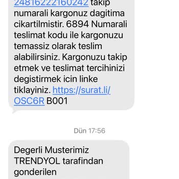 Teslim Edilmemiş Kargo Ve Sürat Kargo Şubesinden Yanıtsız İletişim