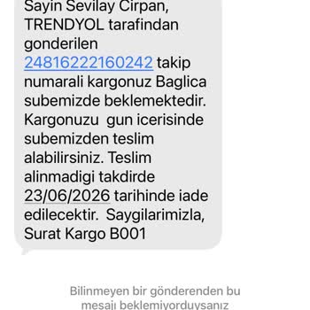 Teslim Edilmemiş Kargo Ve Sürat Kargo Şubesinden Yanıtsız İletişim