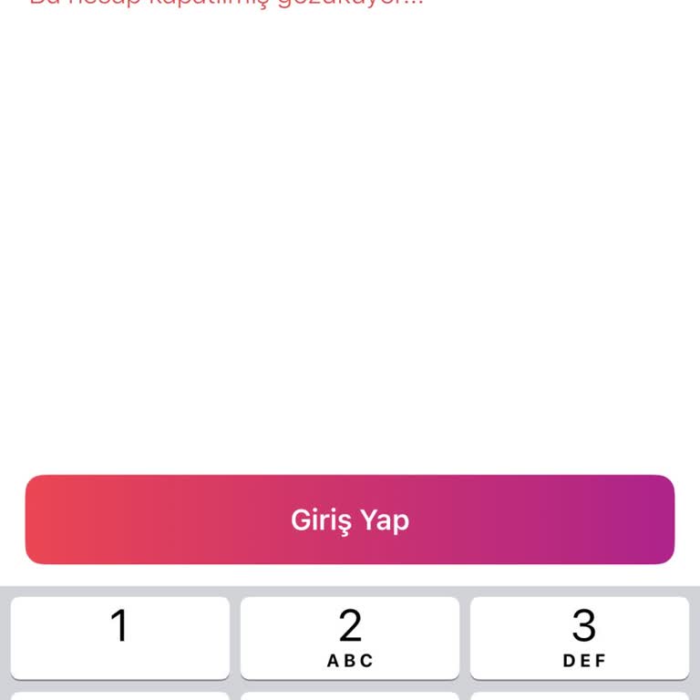 Gardrops Hesabım Nedensiz Kapatıldı