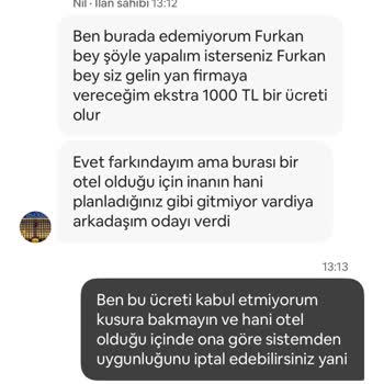 Airbnb Rezervasyonunda Host Tarafından 1.600 TL Ek Ücret Talebi Ve Mağduriyet
