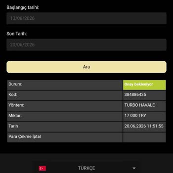 Turbo Havale Çekimimin Keyfi İptali Ve 17.000 TL Geri Ödeme Talebi