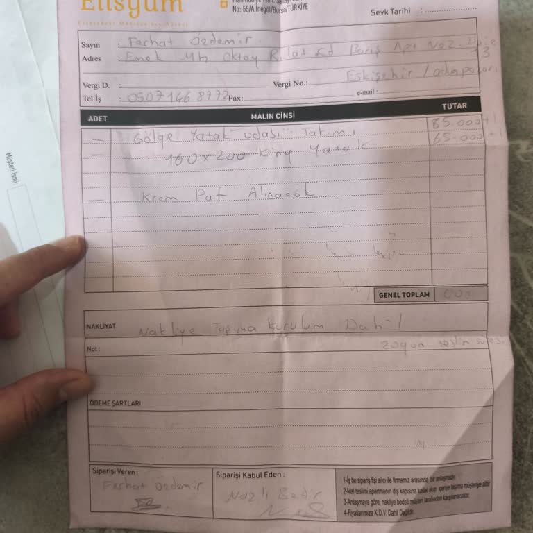 Peşin Ödenen Yatak Odası Takımının Teslim Edilmemesi Ve Geri Ödeme Talebi