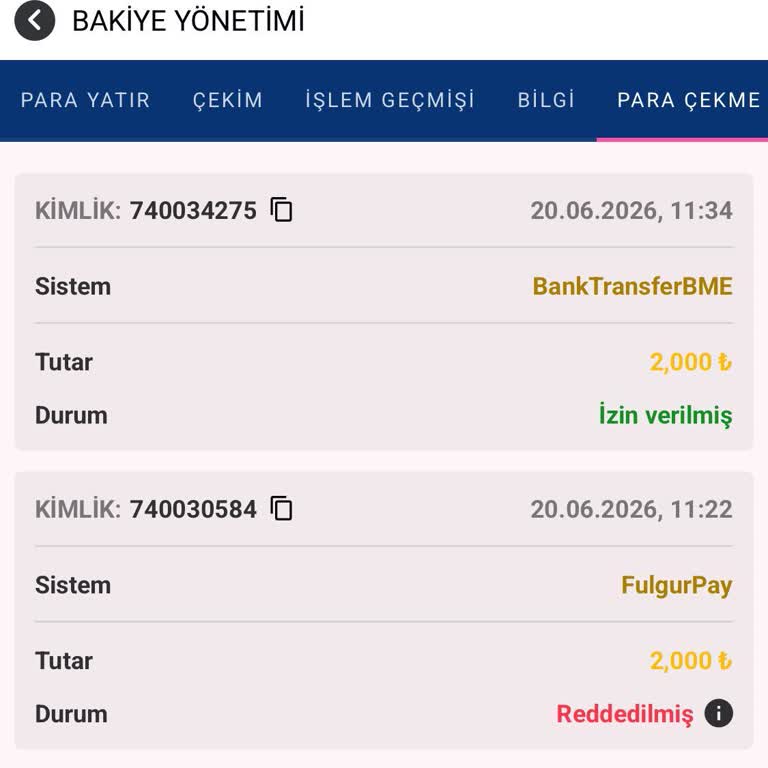 Betbon’da Para Çekimim İşlemde Kalıyor, Hesaba Geçmiyor
