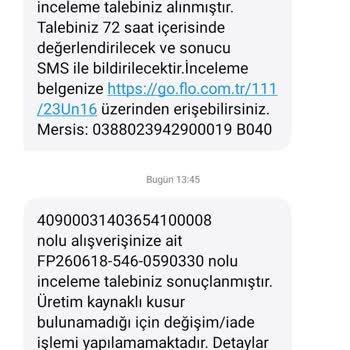 Filo Ayakkabı’da Kısa Sürede Dikiş Atan Spor Ayakkabı İçin Ürün Değişimi Talebi