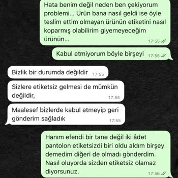 İade Sürecinde Etiketsiz Ürün Reddi Ve Geri Dönüşsüz İletişim